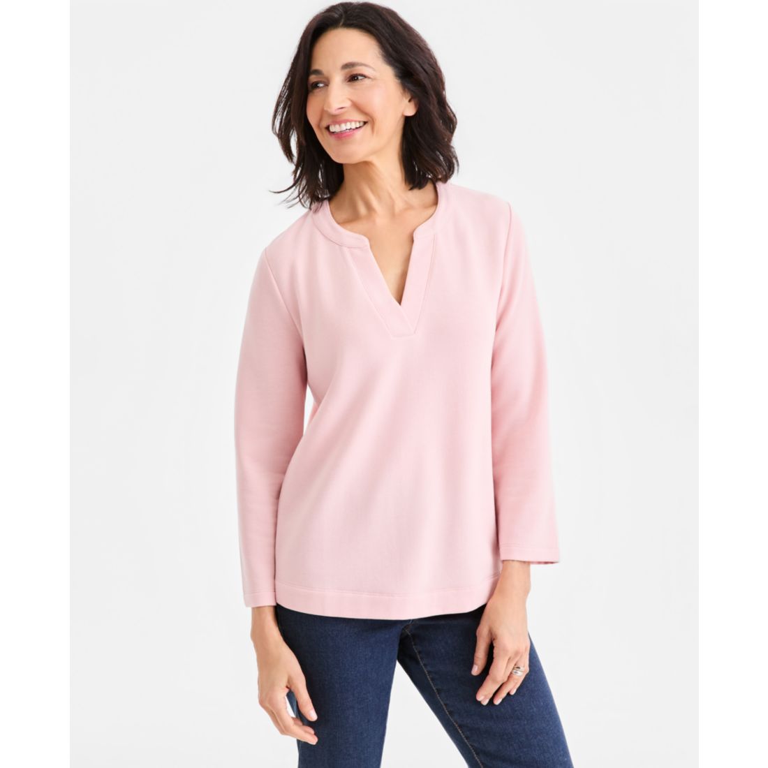 Style & Co Women's Luxsoft Fleece Sweatshirt, Macy's Exclusive