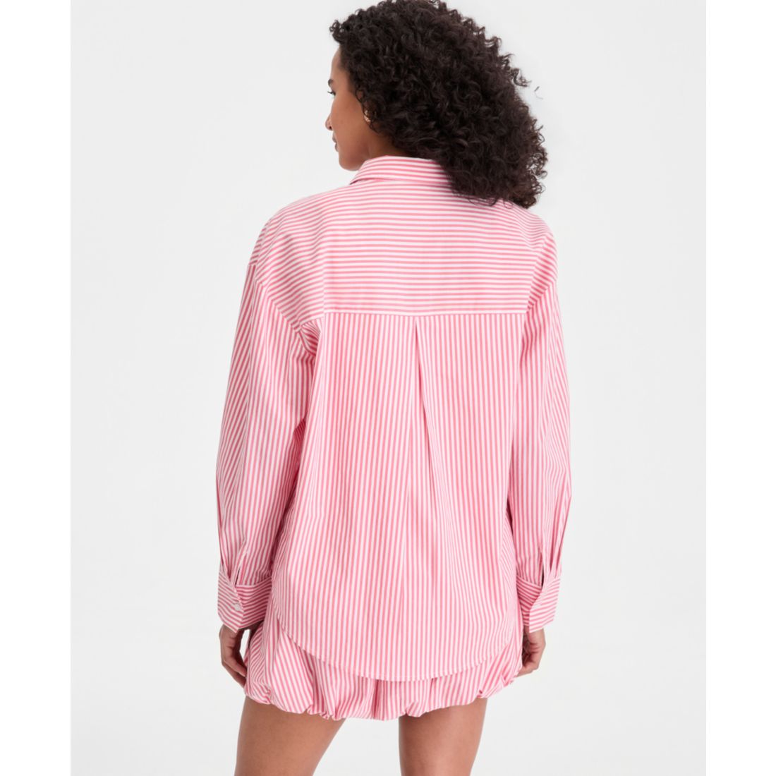 On 34th Women's Jenna Stripe Button-Front Shirt, Macy's Exclusive