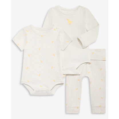First Impressions Baby Boys' Duck Print Bodysuits and Pants, 3-Piece Set, Macy's Exclusive