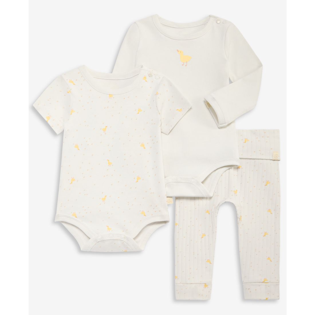 First Impressions Baby Boys' Duck Print Bodysuits and Pants, 3-Piece Set, Macy's Exclusive