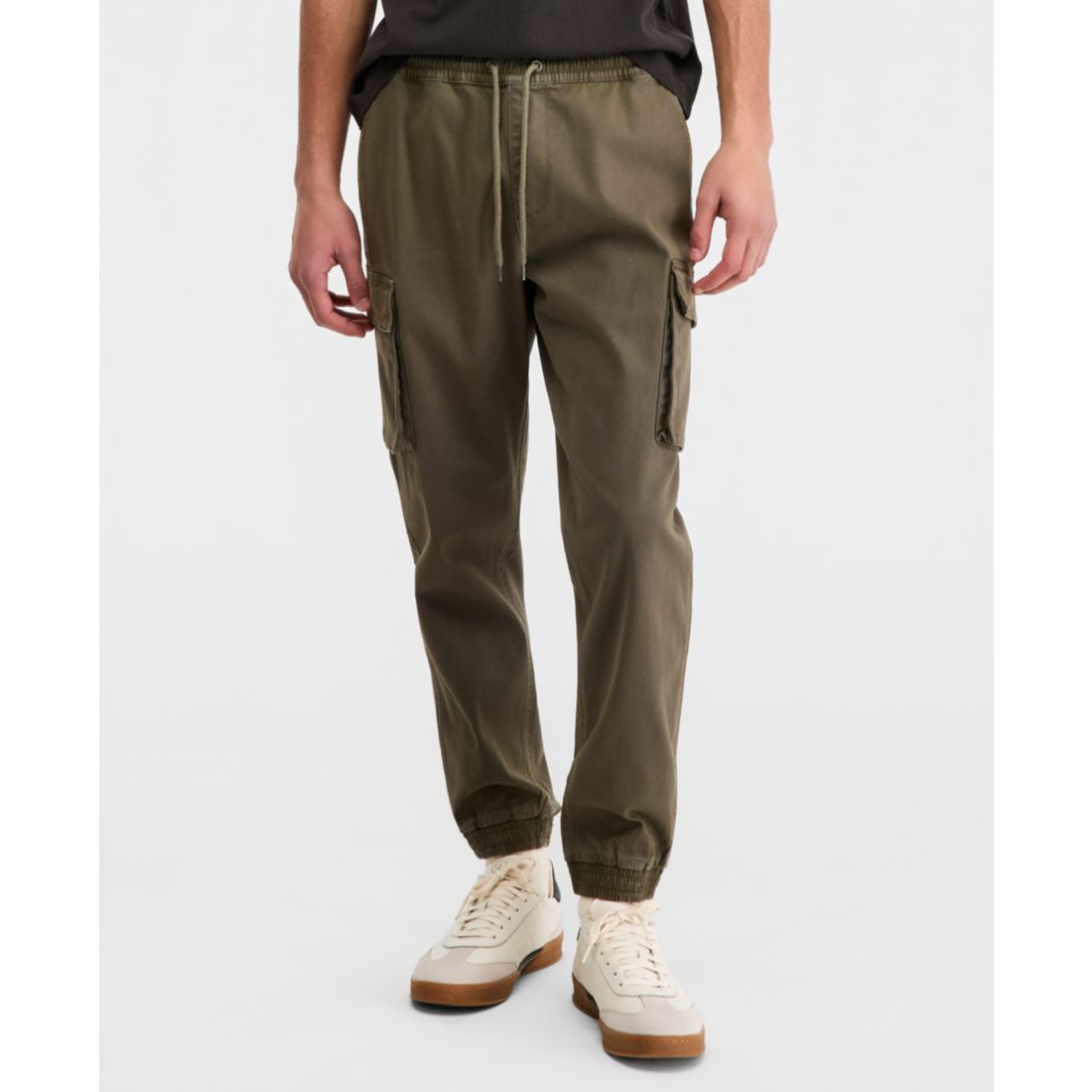 Sun + Stone Men's Garment-Dyed Cargo Jogger Pants, Created for Macy's