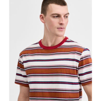 Sun + Stone Men's Cotton Chance Striped Crewneck T-Shirt, Macy's Exclusive