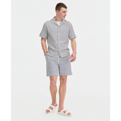 Sun + Stone Men's Jack Stripe Short-Sleeve Camp Shirt, Macy's Exclusive