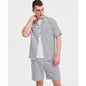 Sun + Stone Men's Jack Stripe Short-Sleeve Camp Shirt, Macy's Exclusive