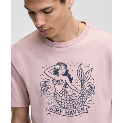 Sun + Stone Men's Surf Haven Mermaid Graphic Cotton T-Shirt, Macy's Exclusive
