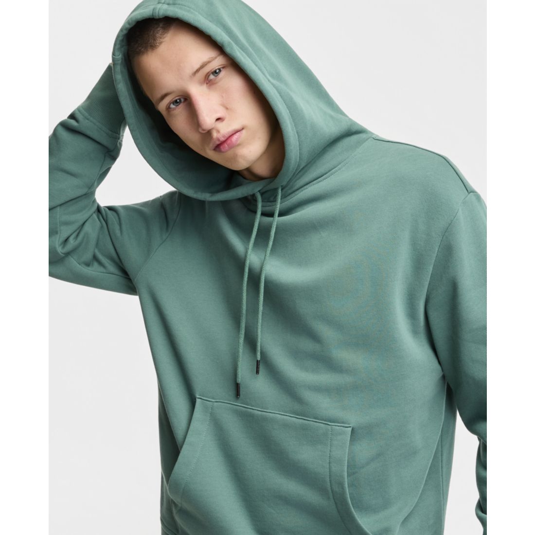 Mode of One Men's Relaxed-Fit Solid Hoodie, Macy's Exclusive