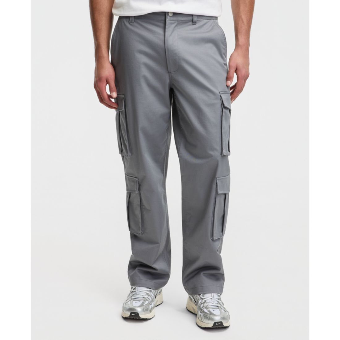 Mode of One Men's Relaxed-Fit Stretch Twill Cargo Pants, Macy's Exclusive