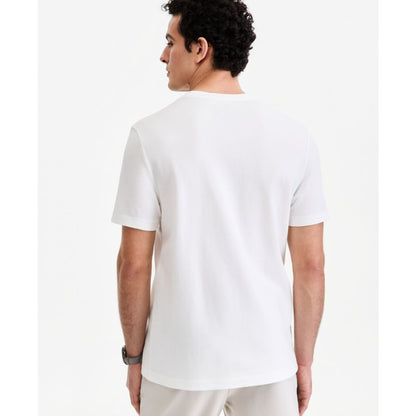 Alfani Men's Short-Sleeve Textured Mercerized T-Shirt, Macy's Exclusive