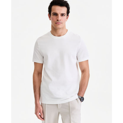 Alfani Men's Short-Sleeve Textured Mercerized T-Shirt, Macy's Exclusive