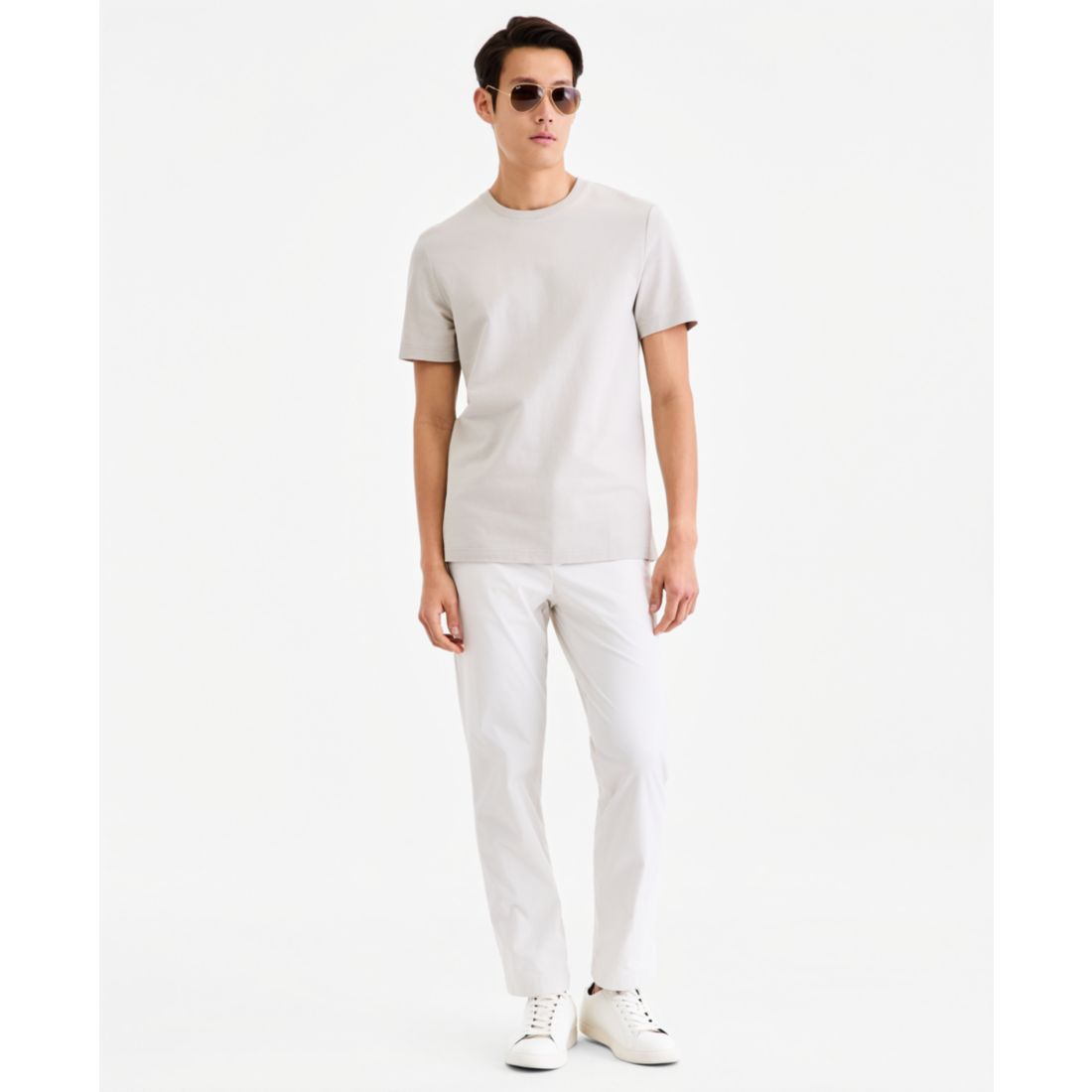 Alfani Men's Short-Sleeve Textured Mercerized T-Shirt, Macy's Exclusive