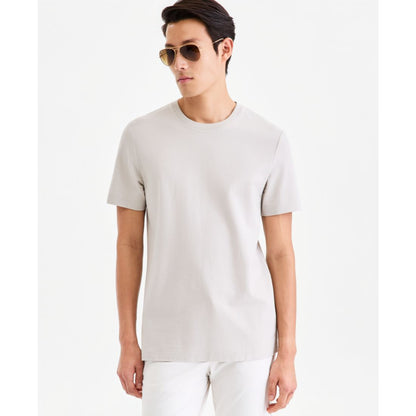 Alfani Men's Short-Sleeve Textured Mercerized T-Shirt, Macy's Exclusive