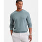 Alfani Men's Cotton Textured Crewneck Long-Sleeve Sweater, Macy's Exclusive