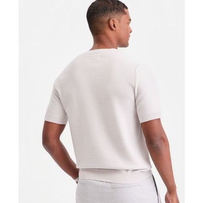 Alfani Men's Oversized Pique Knit Short-Sleeve Sweater, Macy's Exclusive