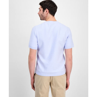 Alfani Men's Oversized Pique Knit Short-Sleeve Sweater, Macy's Exclusive