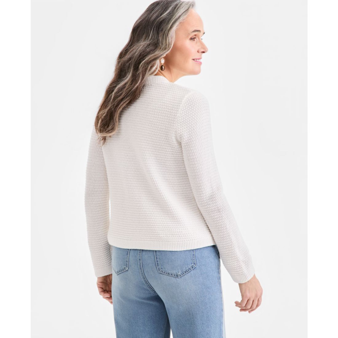 Style & Co Women's Textured Cardigan Sweater, Macy's Exclusive