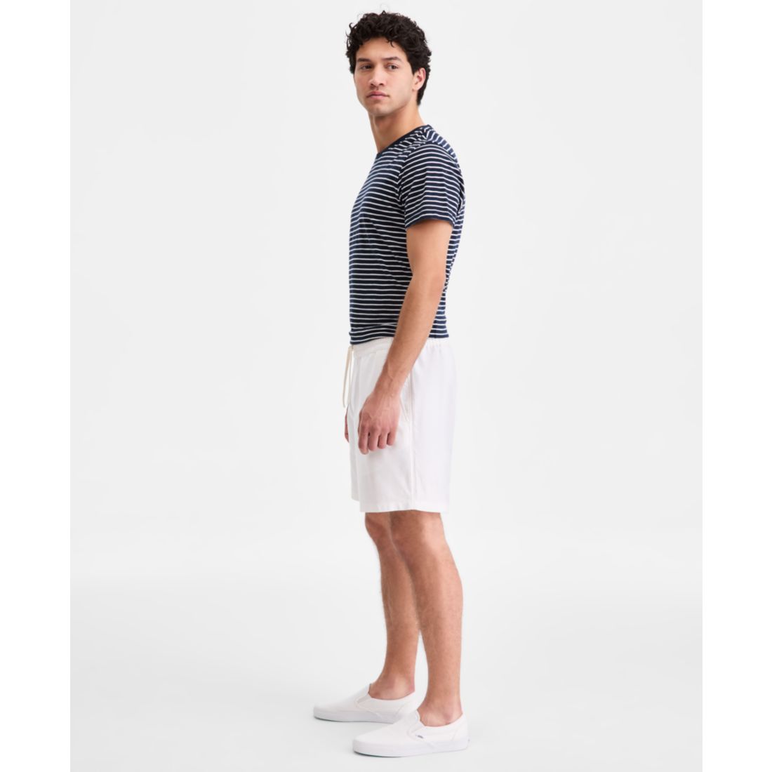 Sun + Stone Men's Linen Blend 6" Pull-On Shorts, Macy's Exclusive