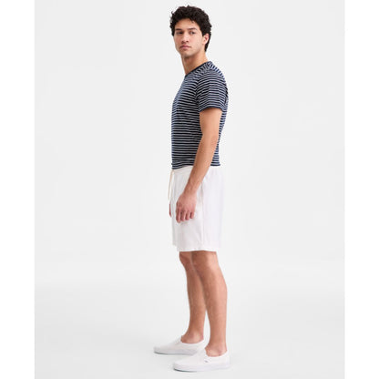Sun + Stone Men's Linen Blend 6" Pull-On Shorts, Macy's Exclusive