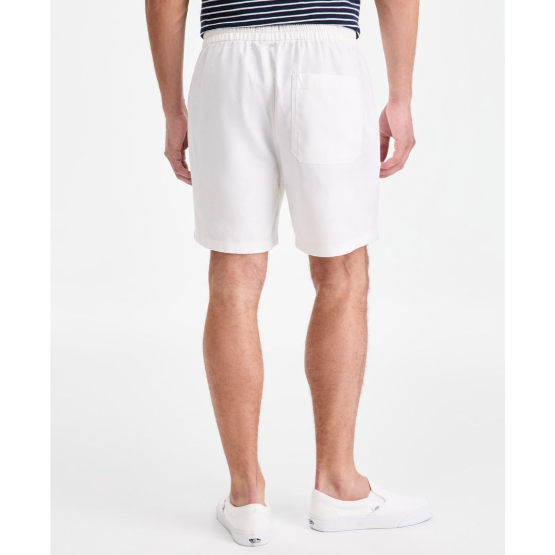 Sun + Stone Men's Linen Blend 6" Pull-On Shorts, Macy's Exclusive
