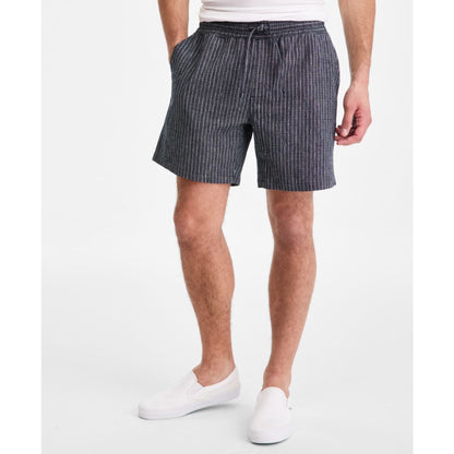 Sun + Stone Men's Jones Striped 6" Pull-On Shorts, Macy's Exclusive