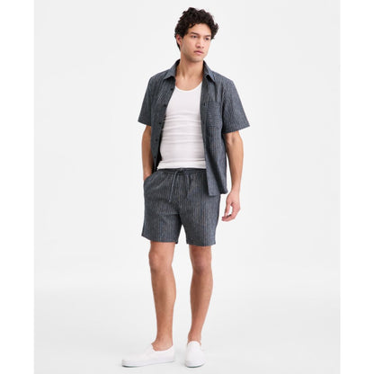 Sun + Stone Men's Jones Striped 6" Pull-On Shorts, Macy's Exclusive