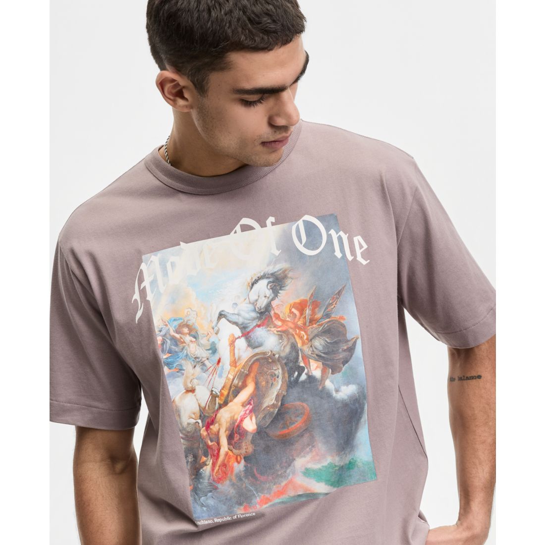 Mode of One Men's Relaxed-Fit Florence Graphic T-Shirt, Macy's Exclusive