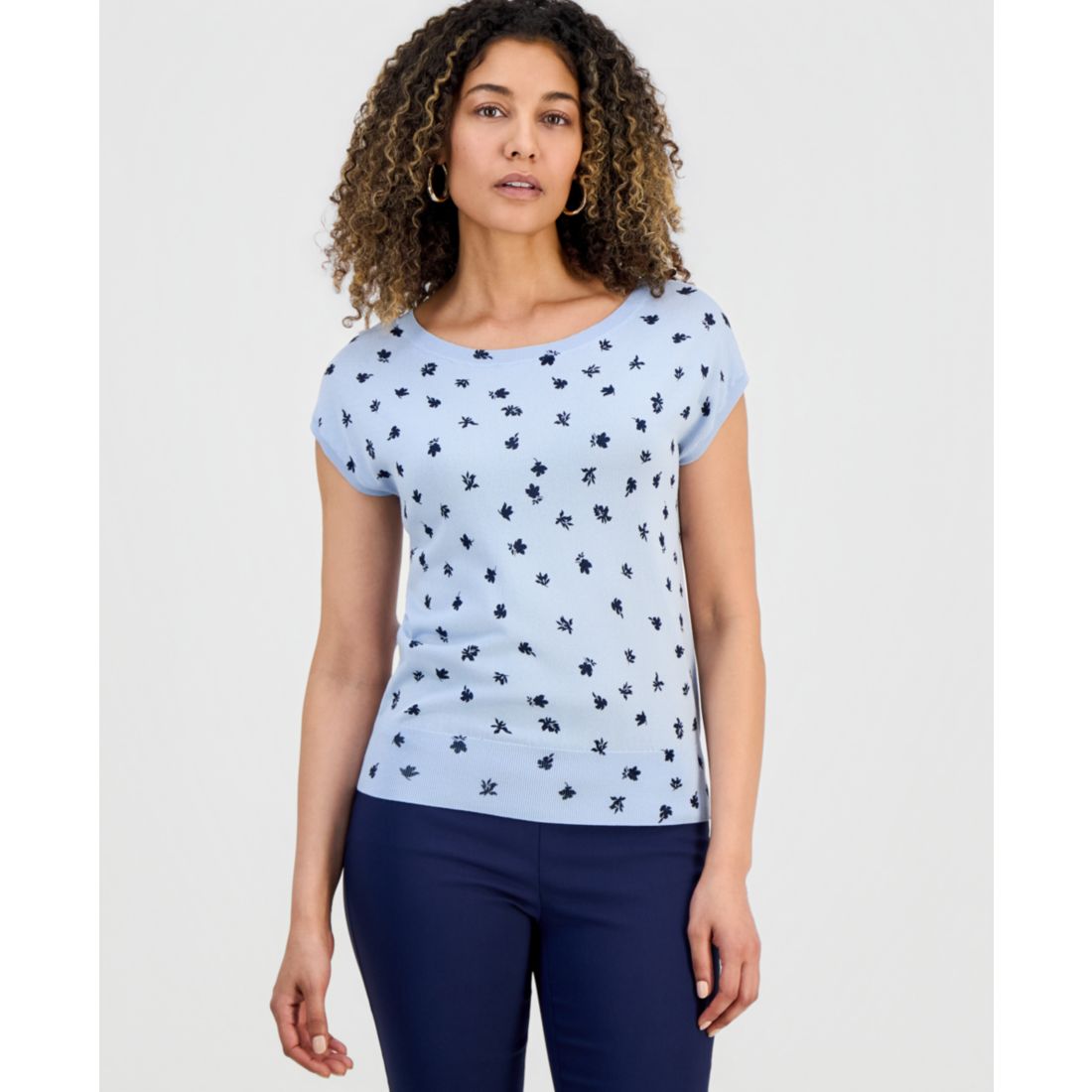 I.n.c. International Concepts Petite Cap-Sleeve Sweater, Macy's Exclusive