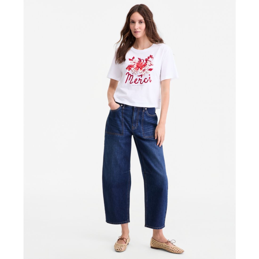 On 34th Women's Merci Embroidered Graphic T-Shirt, Macy's Exclusive