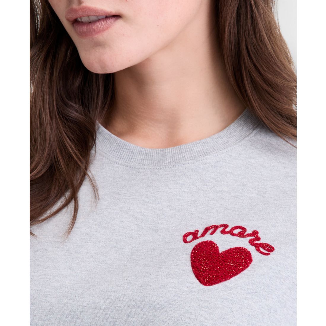 On 34th Women's Cuffed Amore Embroidered T-Shirt, Macy's Exclusive