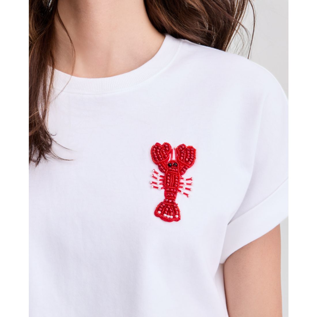 On 34th Women's Embellished Lobster Graphic T-Shirt, Macy's Exclusive