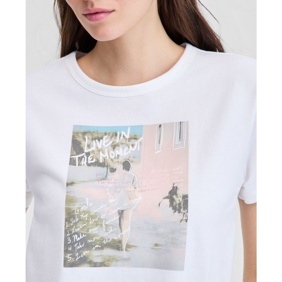 On 34th Women's Cotton Solo Traveler Everyday Graphic Tee, Macy's Exclusive