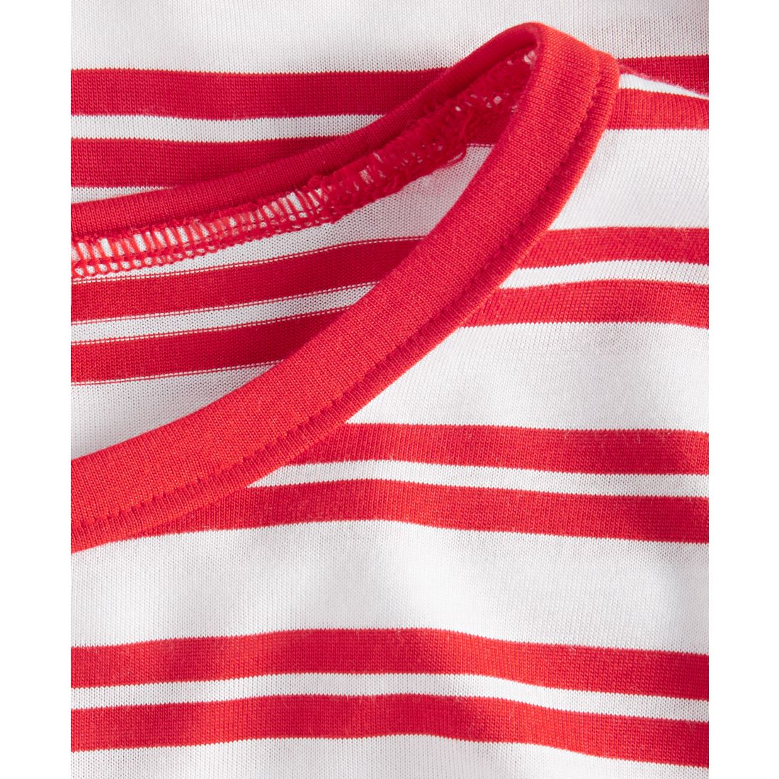 On 34th Women's Striped Curved-Hem T-Shirt, Macy's Exclusive