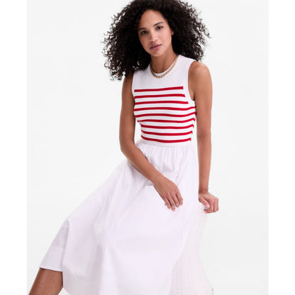 On 34th Women's Mixed-Media Sweater Midi Dress, Macy's Exclusive