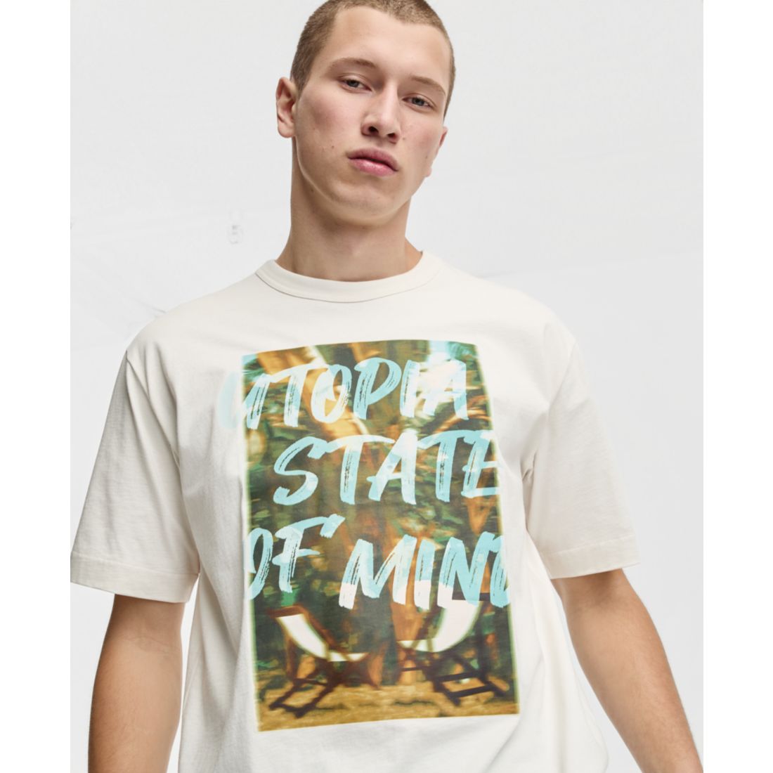 Mode of One Men's Utopia Graphic T-Shirt, Macy's Exclusive