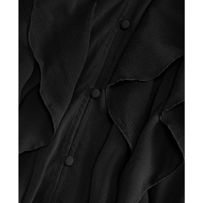 I.n.c. International Concepts Women's Long-Sleeve Ruffled Blouse, Macy's Exclusive
