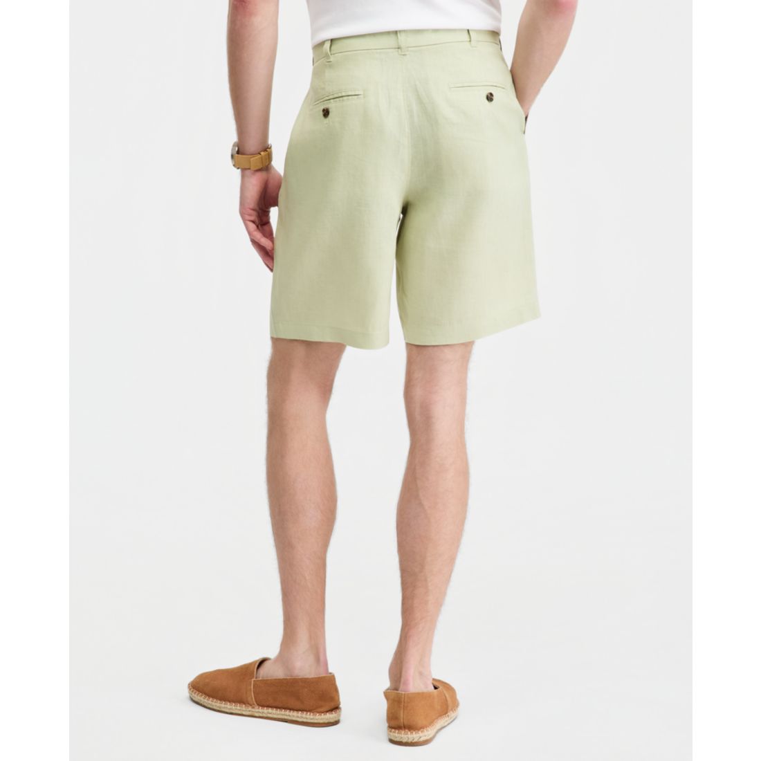 Club Room Men's Linen Pleated Shorts, Macy's Exclusive