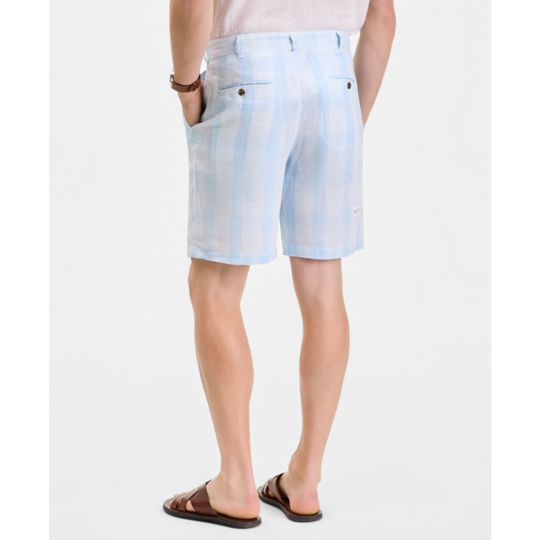 Club Room Men's Linen Pleated Shorts, Macy's Exclusive
