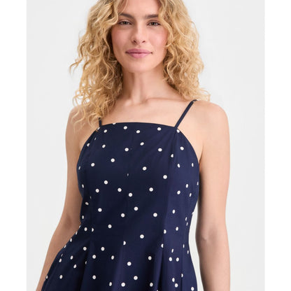On 34th Women's Square-Neck Seamed Fit & Flare Midi Dress, Macy's Exclusive