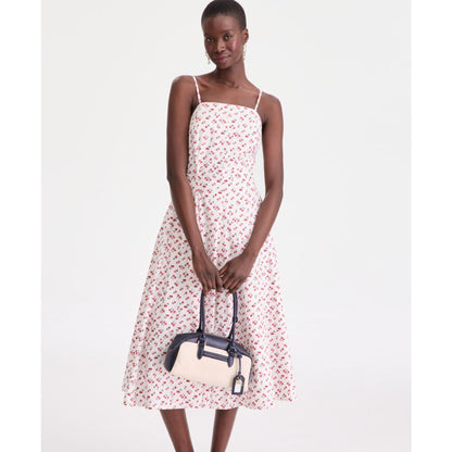 On 34th Women's Square-Neck Seamed Fit & Flare Midi Dress, Macy's Exclusive