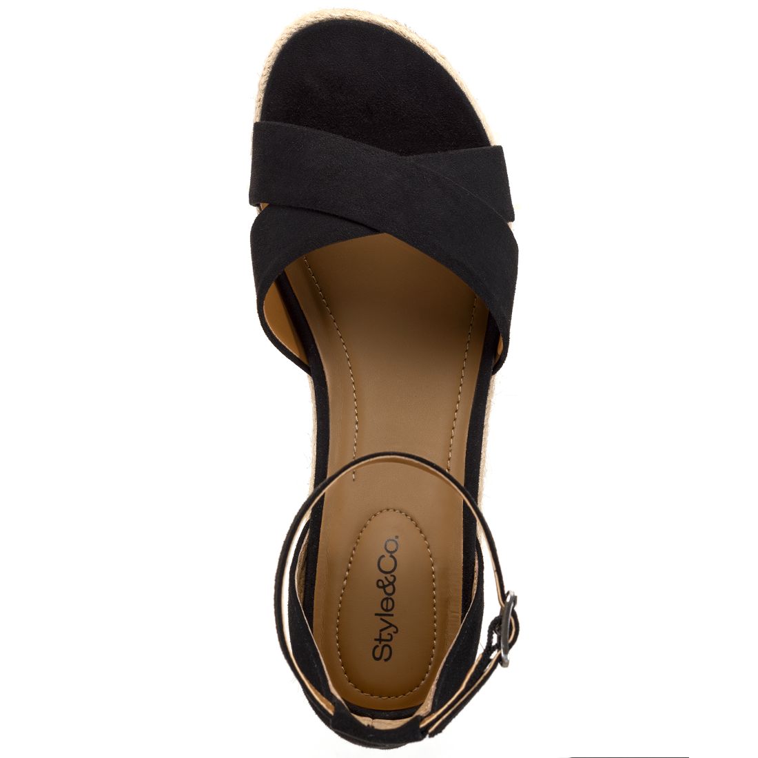 Style & Co. Women's Theaa X-Band Wedge Espadrilles Sandals, Macy's Exclusive