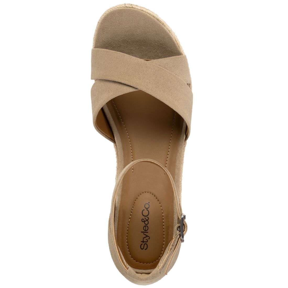 Style & Co. Women's Theaa X-Band Wedge Espadrilles Sandals, Macy's Exclusive