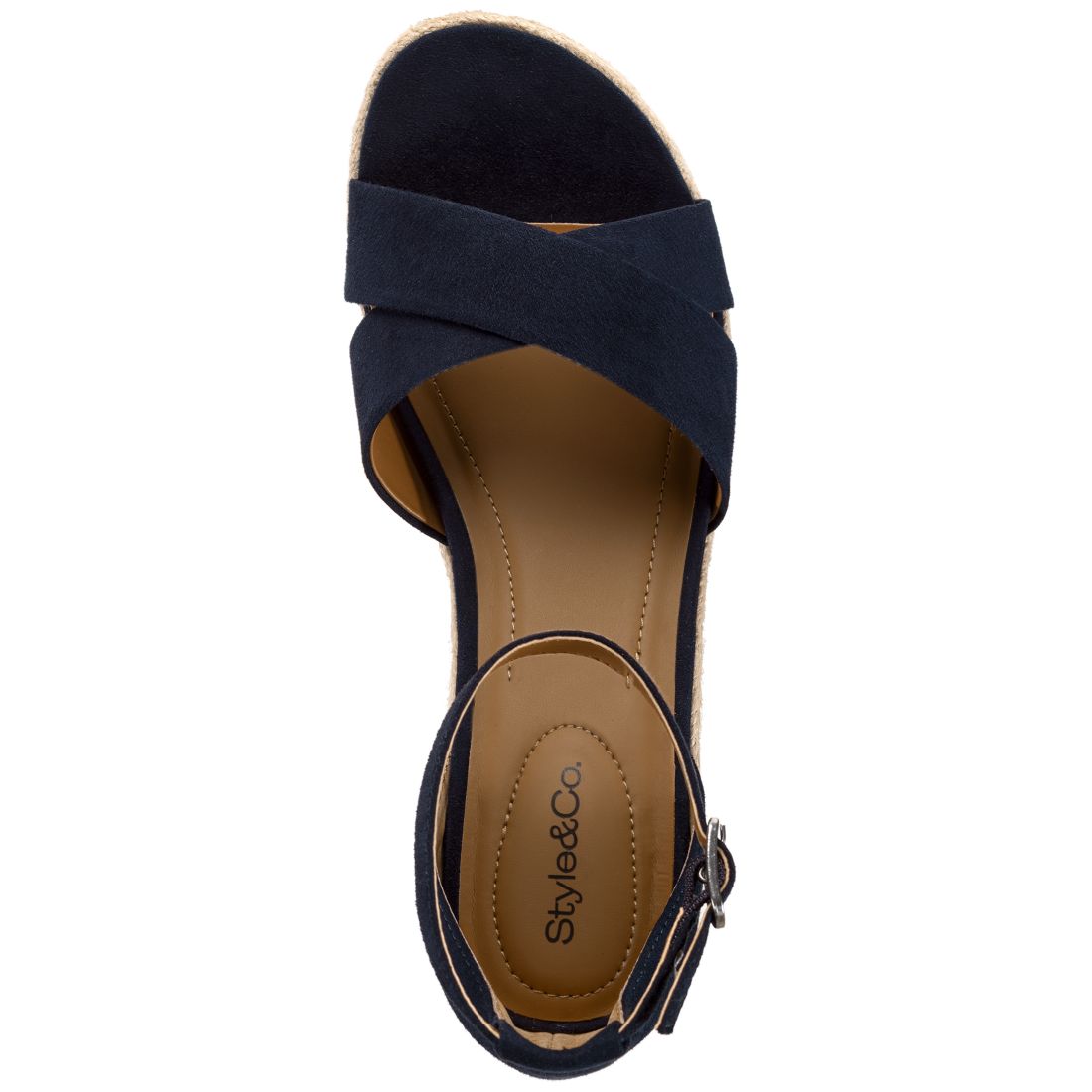 Style & Co. Women's Theaa X-Band Wedge Espadrilles Sandals, Macy's Exclusive