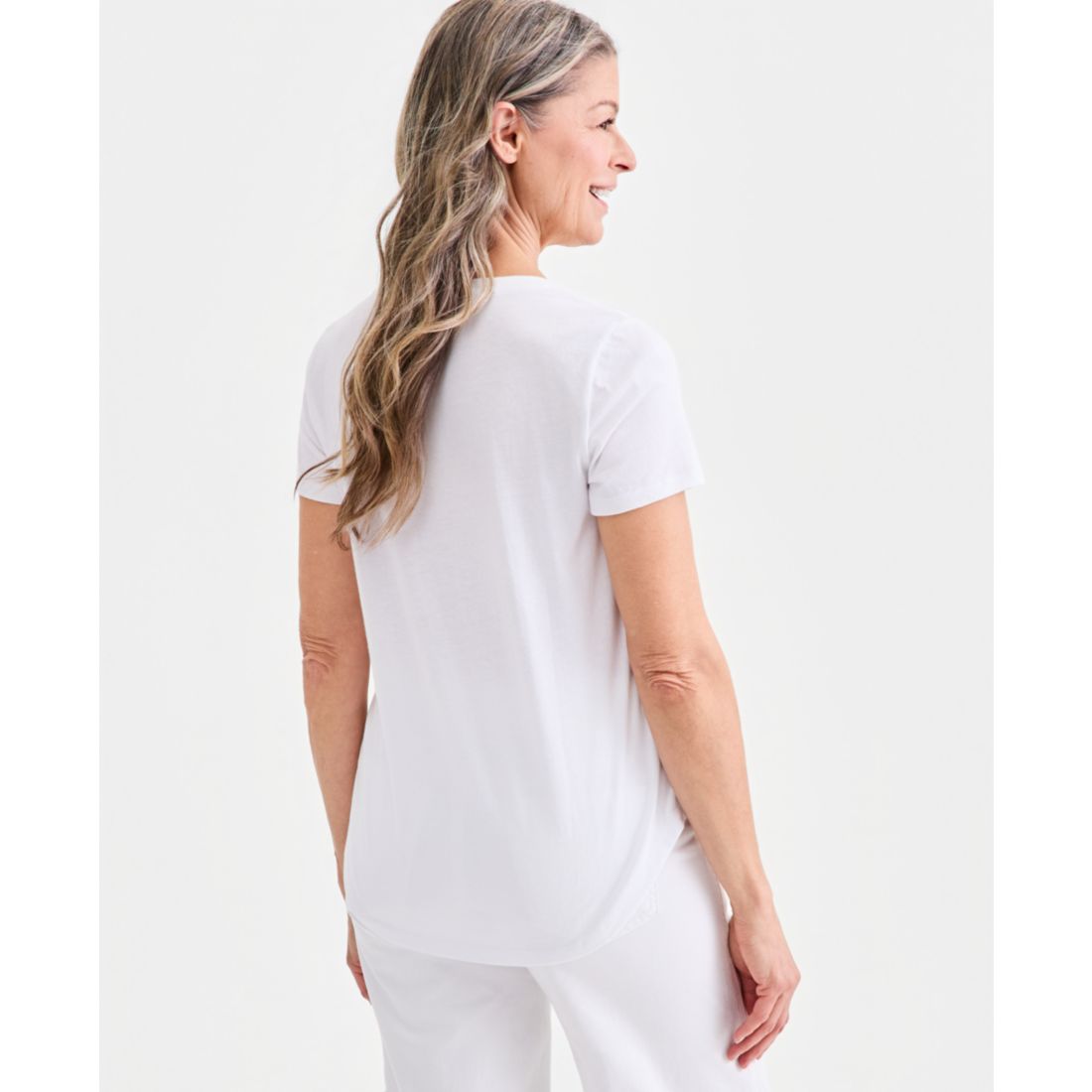 Style & Co Women's Americana Graphic Short-Sleeve Crewneck T-Shirt, Macy's Exclusive