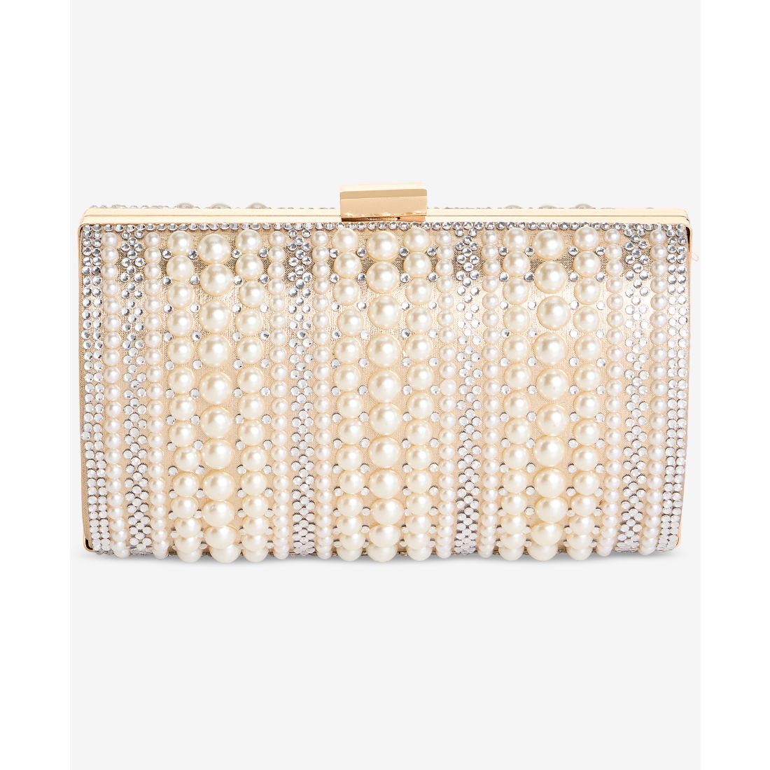 I.n.c. International Concepts Ranndi Crystal & Imitation Mini Pearl Clutch Handbag, Macy's Exclusive