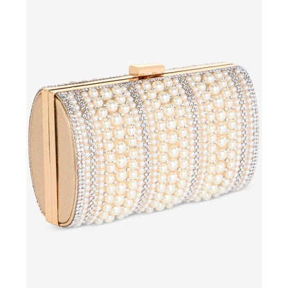 I.n.c. International Concepts Ranndi Crystal & Imitation Mini Pearl Clutch Handbag, Macy's Exclusive