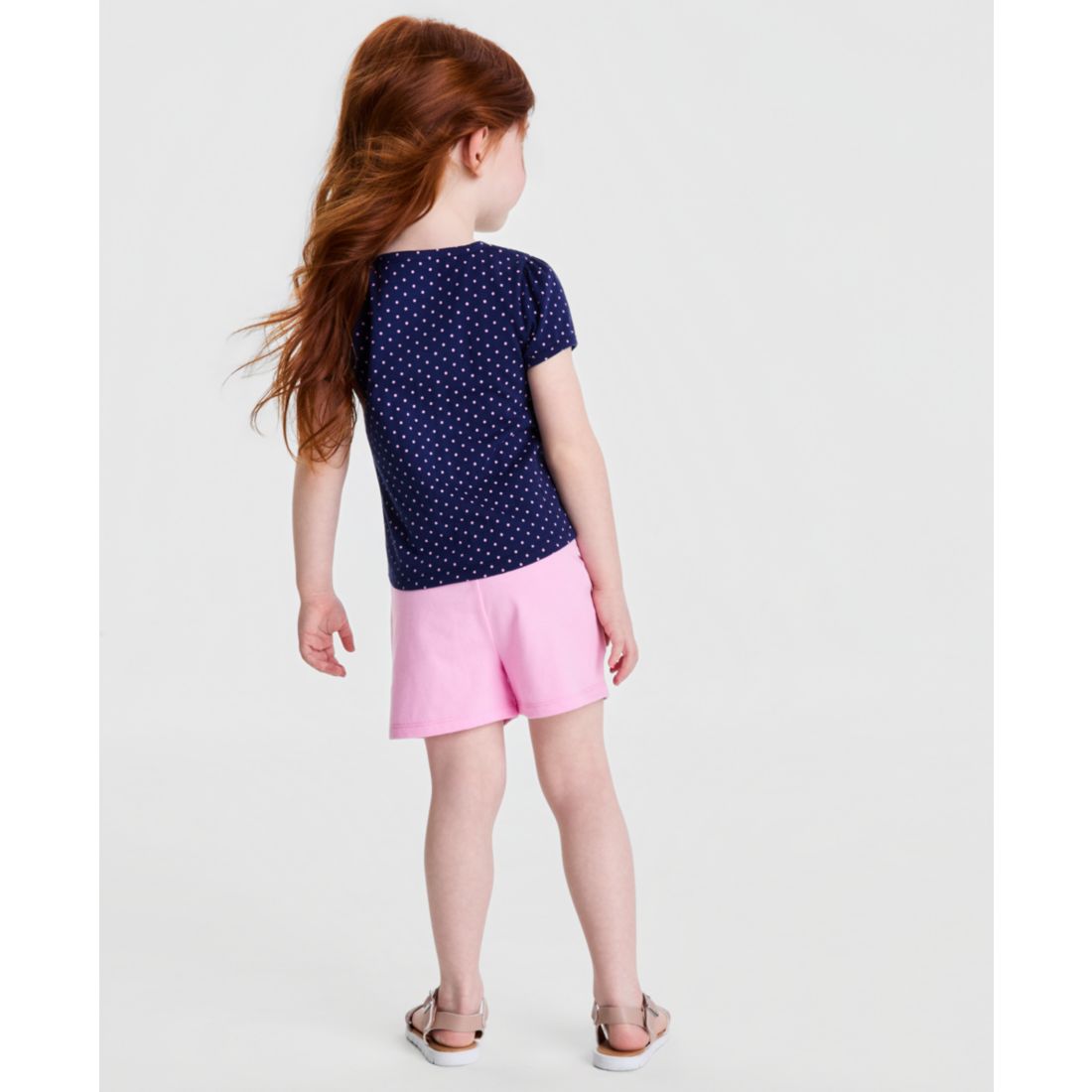 Epic Threads Girls' 12M-5T Dot-Print Tie T-Shirt, Macy's Exclusive
