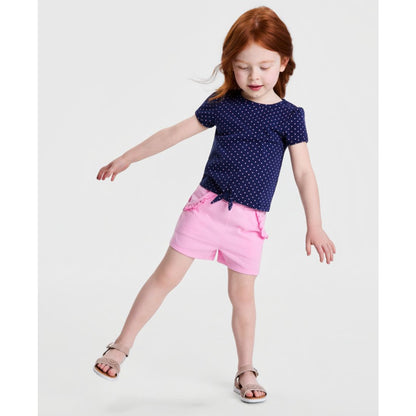 Epic Threads Girls' 12M-5T Dot-Print Tie T-Shirt, Macy's Exclusive