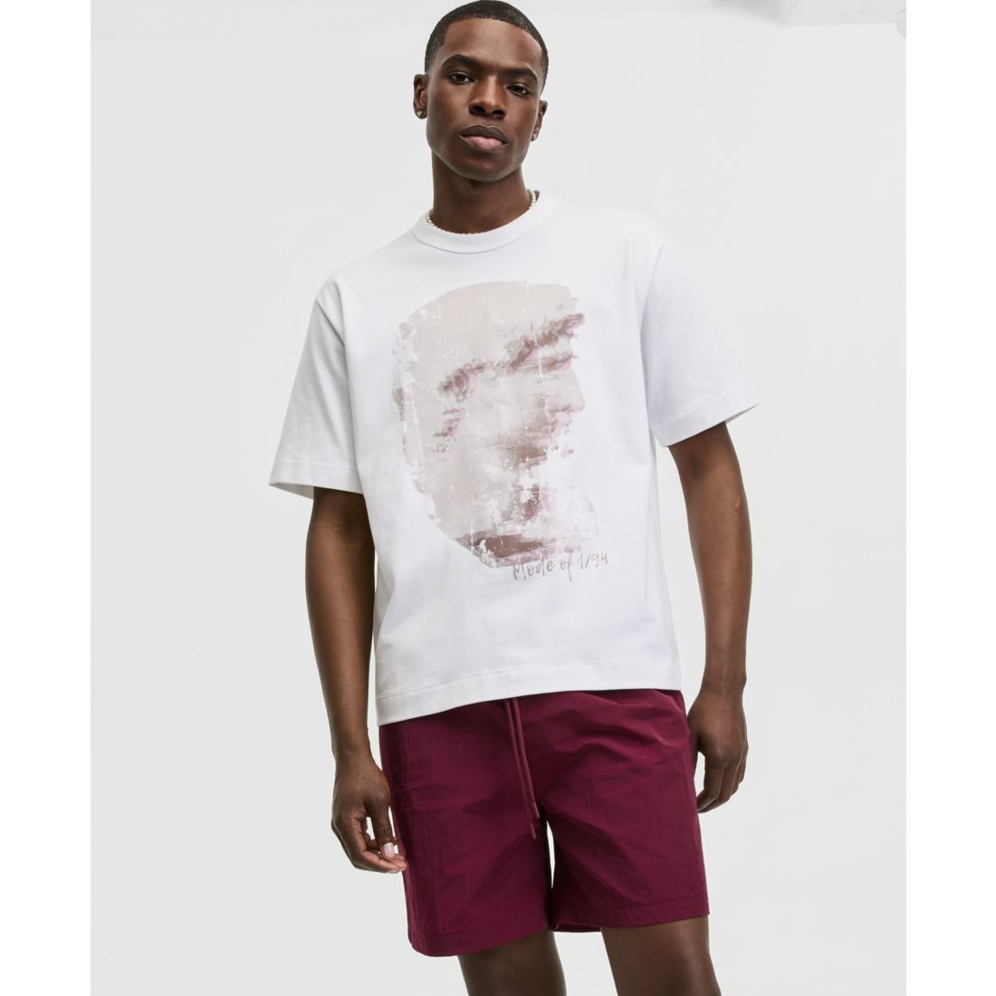 Mode of One Men's Relaxed-Fit Statue Graphic T-Shirt, Macy's Exclusive