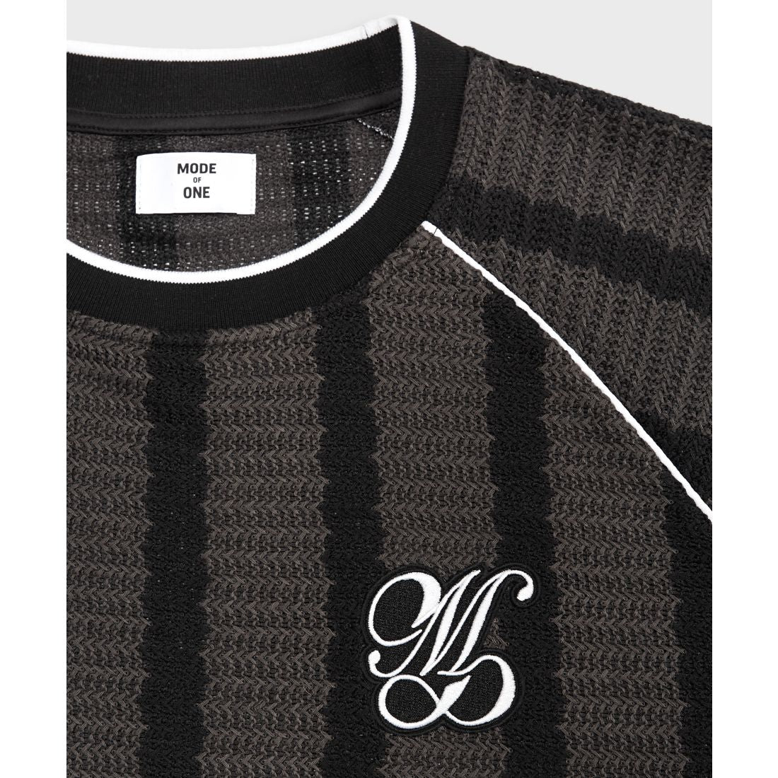 Mode of One Men's Crochet-Stripe Relaxed T-Shirt, Macy's Exclusive