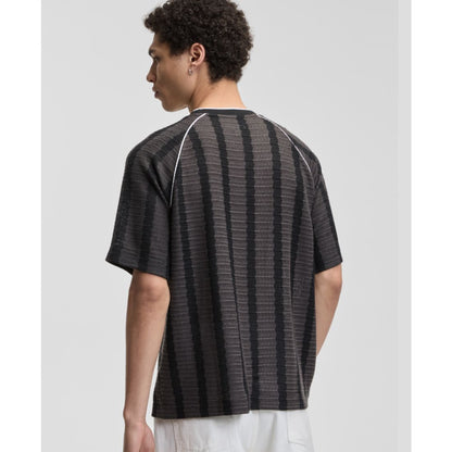 Mode of One Men's Crochet-Stripe Relaxed T-Shirt, Macy's Exclusive