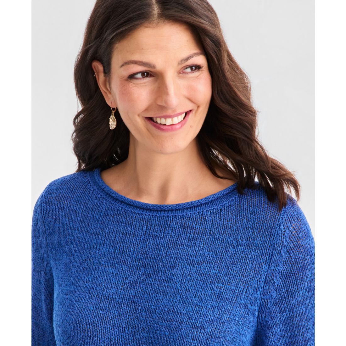 Style & Co Women's Tape Yarn Roll Neck Sweater, Macy's Exclusive